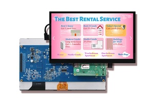 10,1" цветной ЖК-дисплей с разрешением 1024×600, интерфейсом HDMI и проекционно-емкостным сенсорным экраном 10,1" цветной ЖК-дисплей с разрешением 1024×600, интерфейсом HDMI и проекционно-емкостным сенсорным экраном