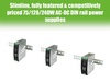 Новинка XP Power: источники питания AC/DC для монтажа на DIN-рейку с пиковой нагрузкой 150%