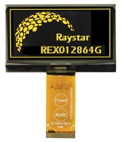 Графические OLED-дисплеи Raystar с разрешением 128×64 точек Графические OLED-дисплеи Raystar с разрешением 128×64 точек