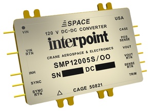 Interpoint SMP120 – новая серия радиационно-стойких DC/DC– преобразователей на 40 Вт для работы от бортовой сети