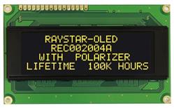 Текстовые сообщения с поддержкой интерфейса RS232: новый OLED-дисплей Raystar