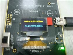 Новый двухцветный графический OLED-дисплей от Raystar